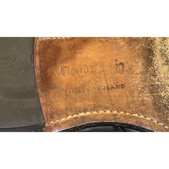 Lloyd & Haig Custom Built Black Leather Monk Strap Shoes Size: 8/9 US - Picture 13 of 13